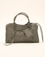 Iris – Moderne dunkelgraue Handtasche für Damen – Ansicht 2