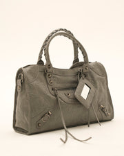 Iris – Moderne dunkelgraue Handtasche für Damen – Ansicht 5