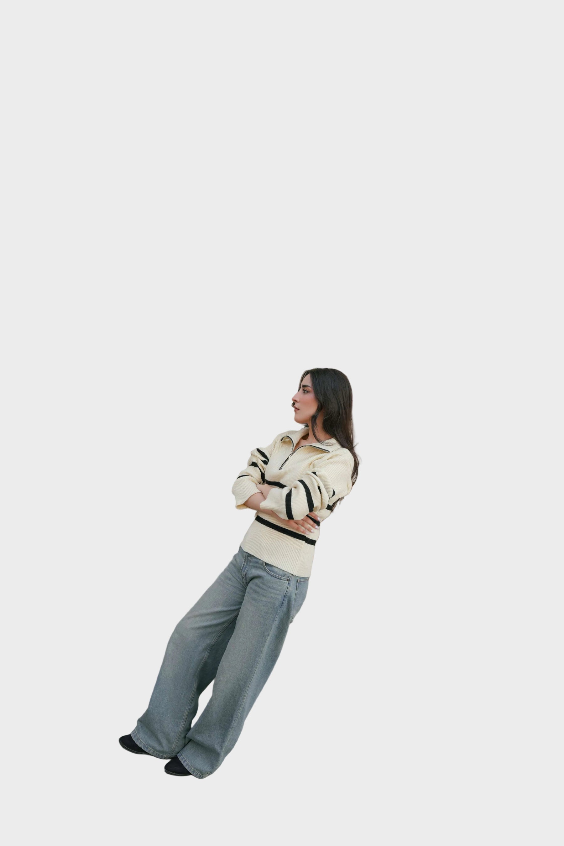 Briyana – Gestricktes Damen-Poloshirt – Ansicht 3