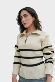 Briyana – Gestricktes Damen-Poloshirt
