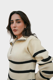Briyana – Gestricktes Damen-Poloshirt – Ansicht 2