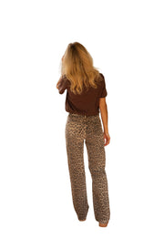 Steph – Damen-Jeans mit Leopardenmuster – Ansicht 3