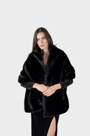 Kayla – Eleganter Kunstpelz-Schal für Damen – Ansicht 4