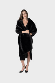 Kayla – Eleganter Kunstpelz-Schal für Damen – Ansicht 6