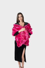 Kayla – Eleganter Kunstpelz-Schal für Damen – Ansicht 9