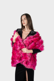 Kayla – Eleganter Kunstpelz-Schal für Damen – Ansicht 3