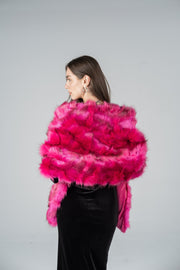 Kayla – Eleganter Kunstpelz-Schal für Damen – Ansicht 10