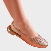 Damen-Slingback-Sandalen Amanda mit eckiger Zehenpartie und Blockabsatz – Ansicht 2