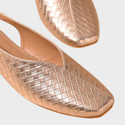 Damen-Slingback-Sandalen Amanda mit eckiger Zehenpartie und Blockabsatz – Ansicht 3