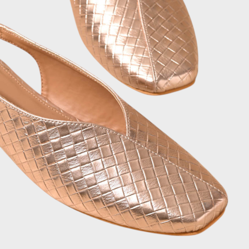 Damen-Slingback-Sandalen Amanda mit eckiger Zehenpartie und Blockabsatz – Ansicht 3