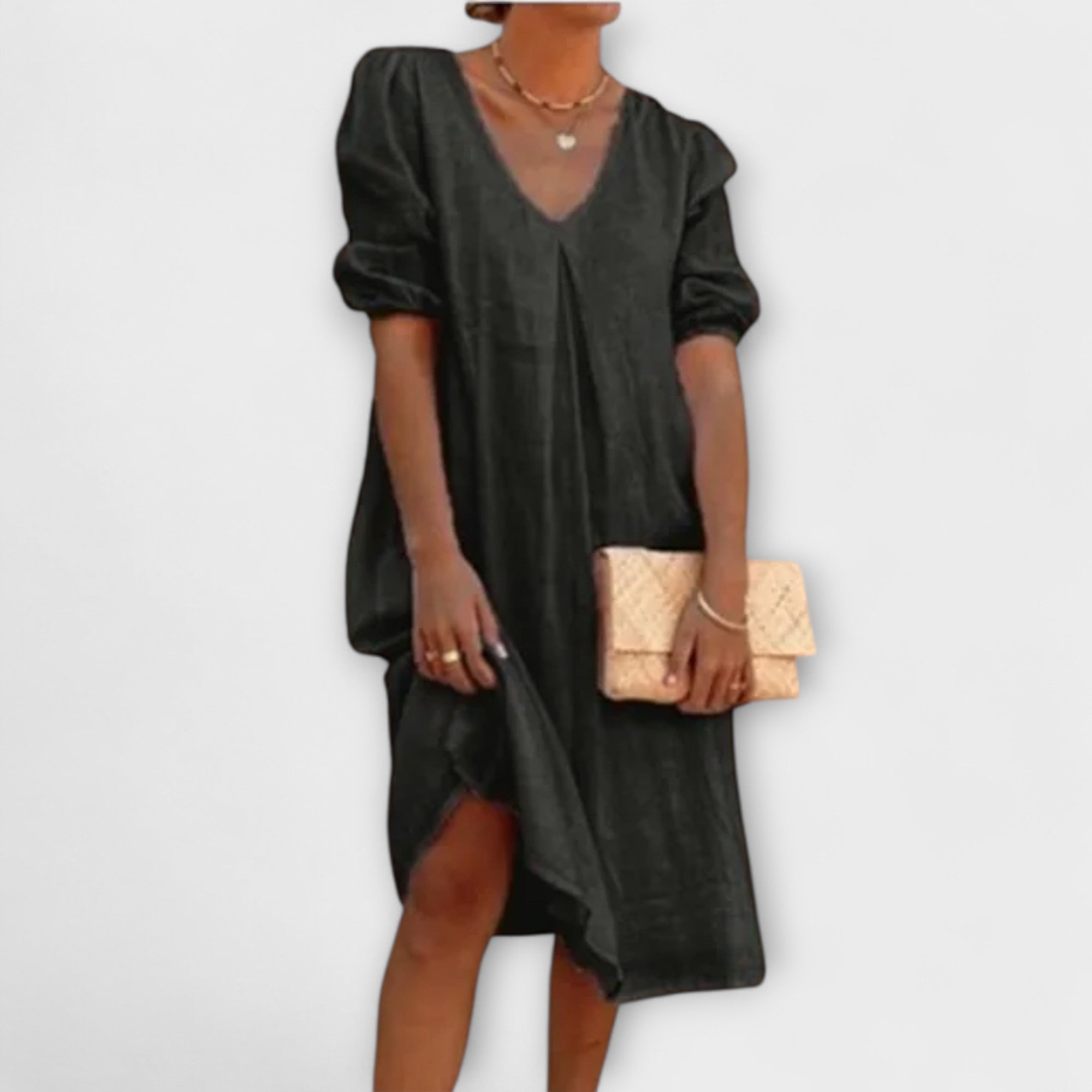 Fanny – Elegantes Sommerkleid mit geflochtenen Details