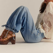 Poppy – Stilvolle Jeans für Damen mit weitem Bein – Ansicht 4