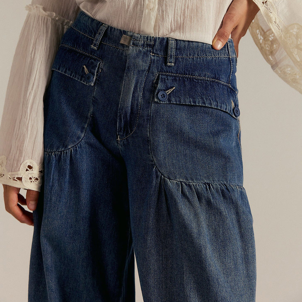 Poppy – Stilvolle Jeans für Damen mit weitem Bein – Ansicht 6
