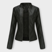 Leonie – Elegante Lederjacke für Damen – Ansicht 2