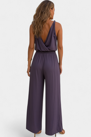 Donatella – Damen-Jumpsuit mit goldenen Details – Ansicht 9