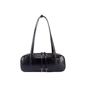 Vassia – Schwarze Downtown-Schultertasche für Damen mit langen Henkeln – Ansicht 3