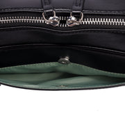 Vassia – Schwarze Downtown-Schultertasche für Damen mit langen Henkeln – Ansicht 6