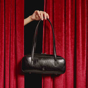Vassia – Schwarze Downtown-Schultertasche für Damen mit langen Henkeln – Ansicht 10