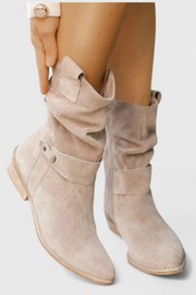 Aira – Klassische Damen-Ankle-Boots aus Wildleder – Ansicht 5