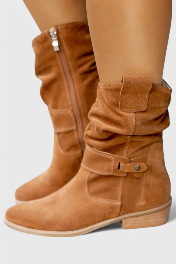 Aira – Klassische Damen-Ankle-Boots aus Wildleder