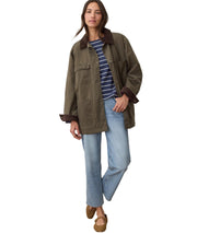 Riley – Gewachste Damenjacke im Barn-Jacket-Stil – Ansicht 6