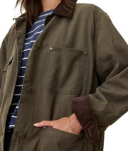 Riley – Gewachste Damenjacke im Barn-Jacket-Stil – Ansicht 5