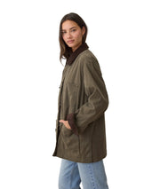 Riley – Gewachste Damenjacke im Barn-Jacket-Stil – Ansicht 2