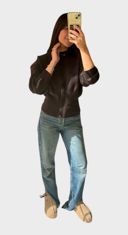 Antonia – Langärmeliges Damen-Stricktop – Ansicht 4