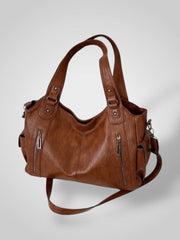 Savannah – Lederschultertasche für Damen – Ansicht 10