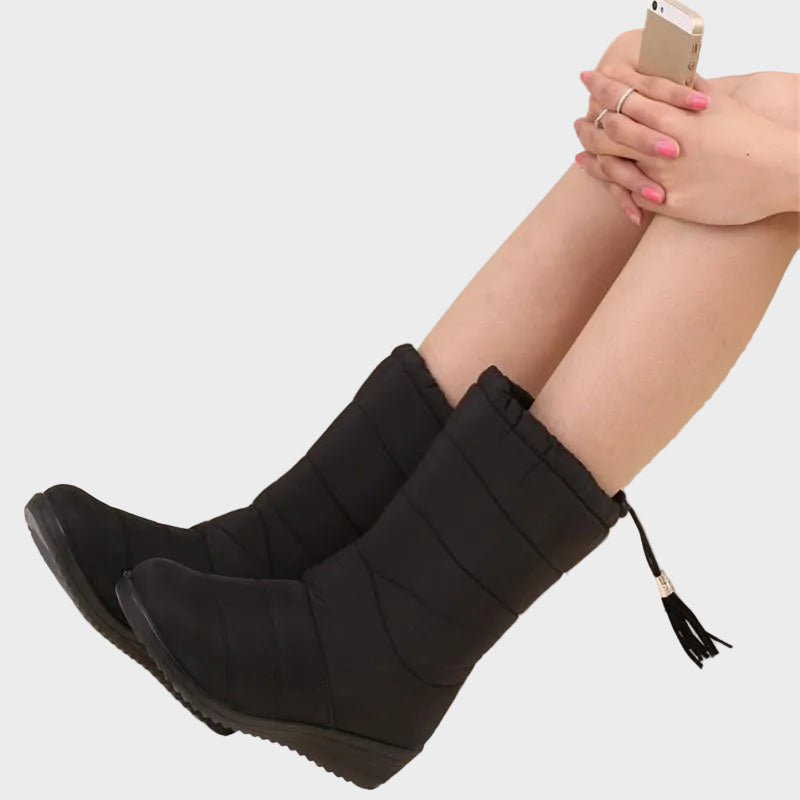 Fringe – Warme Winterstiefel für Damen – Ansicht 2