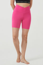 Damen-Radlerhose mit gekreuztem Bund