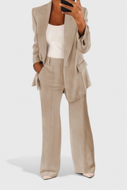 Kaia – Zweiteiliges Damen-Büroset mit Blazer und Hose – Ansicht 5