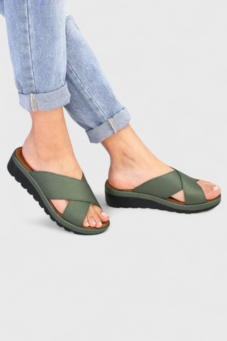 Orthopädische Damen-Keilsandalen Annelym – Ansicht 8