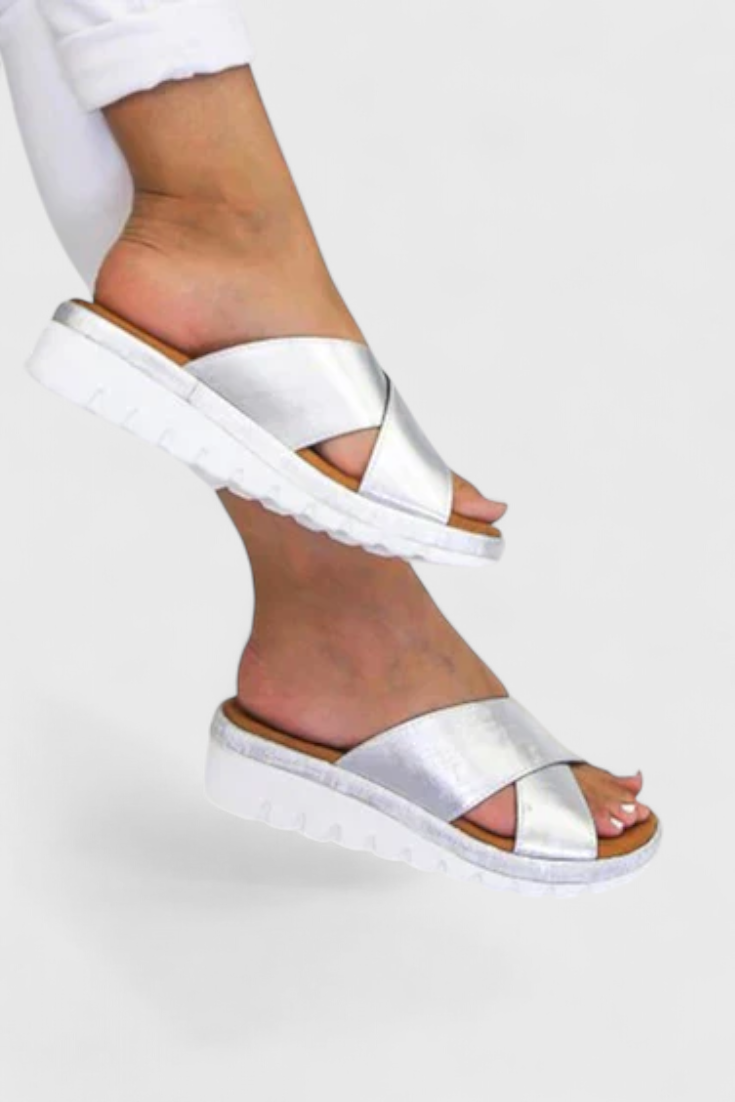 Orthopädische Damen-Keilsandalen Annelym – Ansicht 6