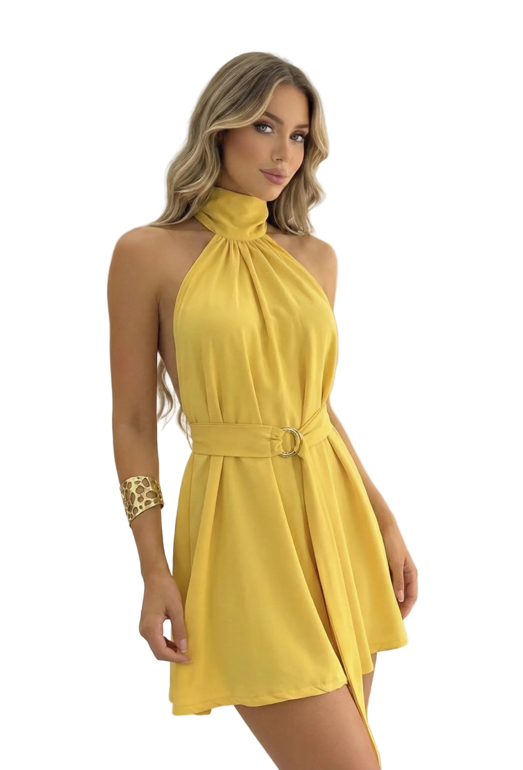 Erin – Nudefarbenes Damenkleid