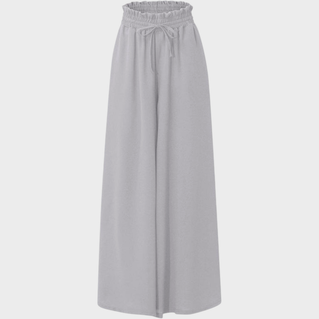 Tory | Coole Seidenhose mit hohem Bund und weitem Bein