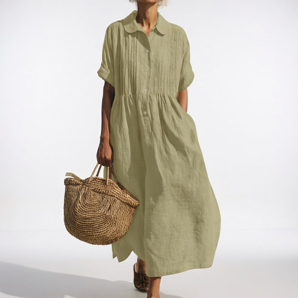 Christel | Luftiges Sommer-Hemdblusenkleid