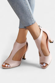 Damen-Sandalen Violy mit mittelhohem Absatz und T-Riemen – Ansicht 4