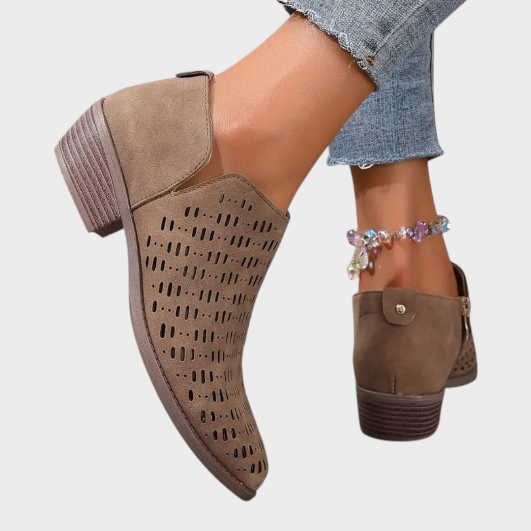 Nat – Orthopädische Chelsea-Stiefel für Damen – Ansicht 3