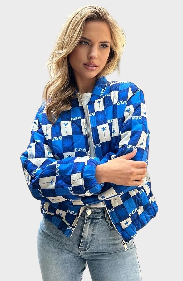 Isla – Lässige Boho-Bomberjacke für Damen – Ansicht 2