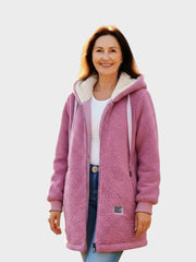 Denise – Fleece-Strickjacke für Damen – Ansicht 4