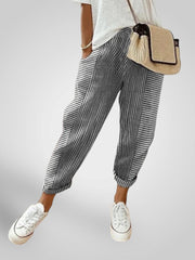 Rory – Bequeme gestreifte Hose für Damen