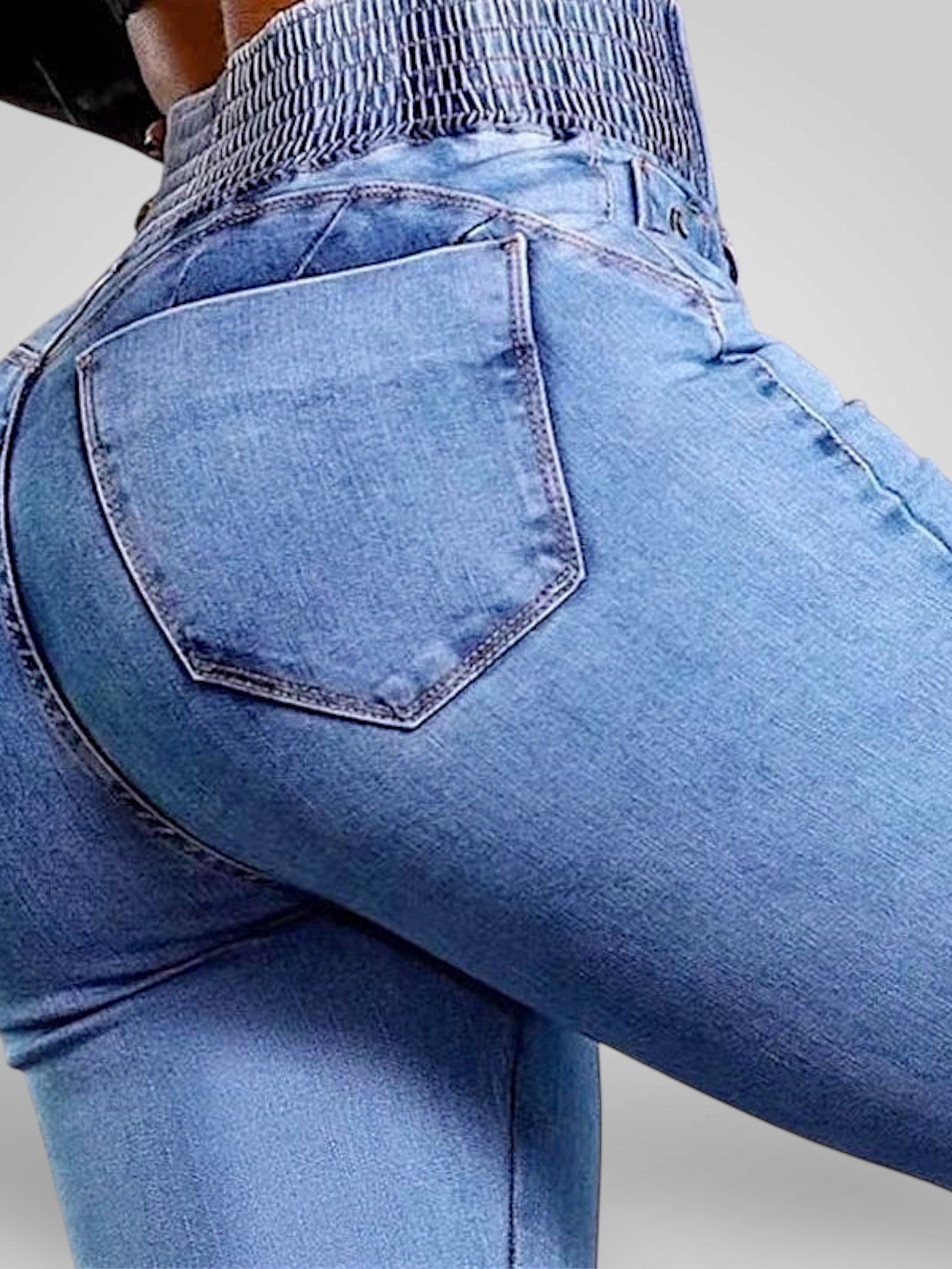 Lovi – High-Waist-Flare-Jeans für Damen – Ansicht 6