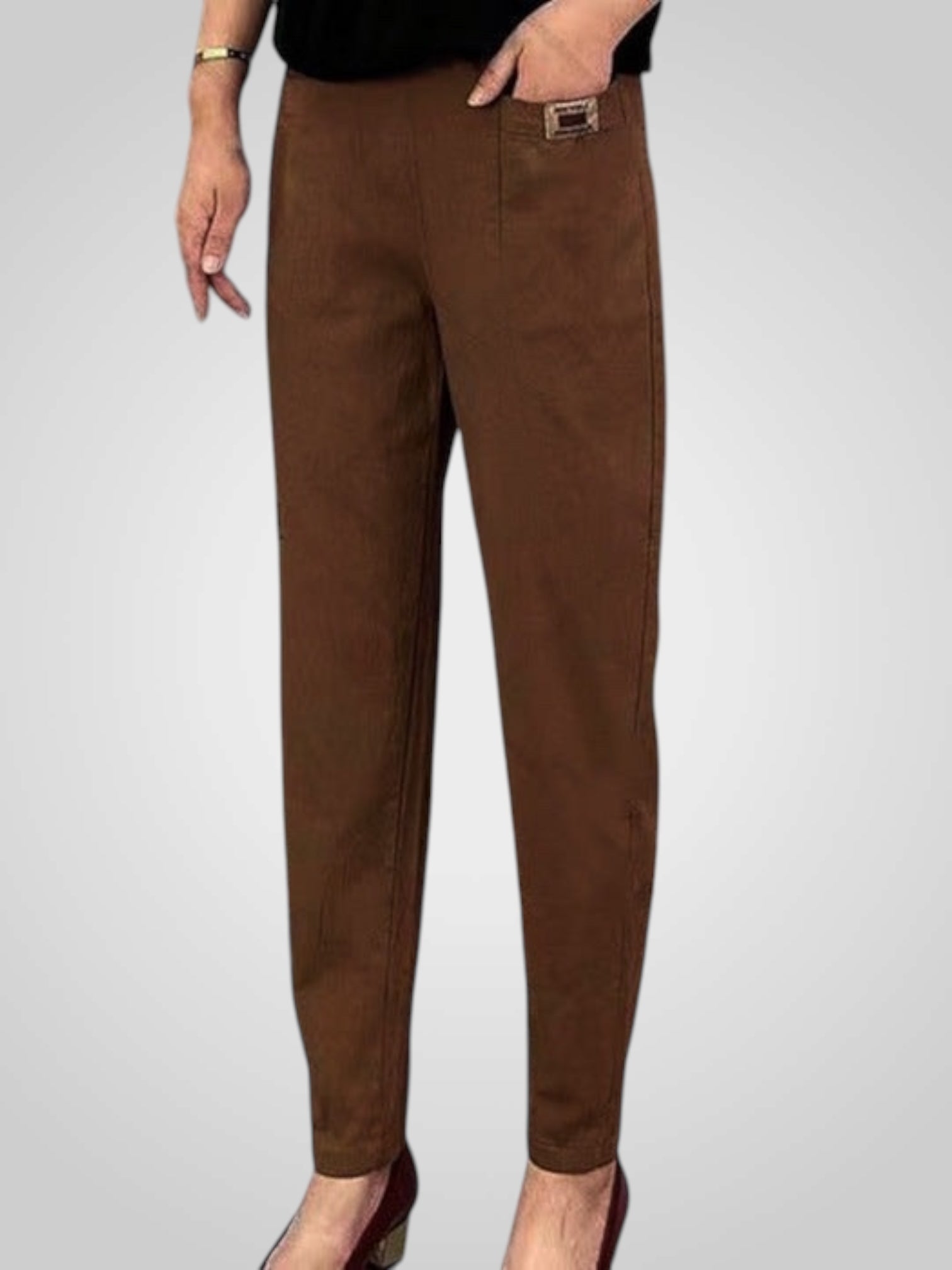 Yara – Bequeme Baumwollhose für Damen – Ansicht 6