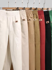 Yara – Bequeme Baumwollhose für Damen – Ansicht 2
