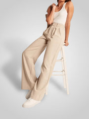 Vira – High-Waist-Hose mit weitem Bein für Damen