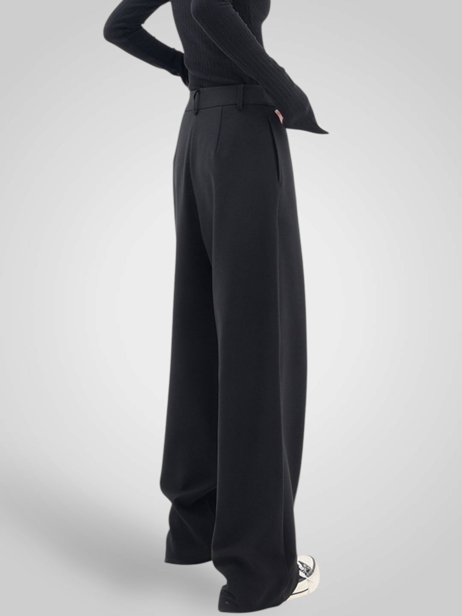 Aimee – Asymmetrische Lagenhose für Damen – Ansicht 4