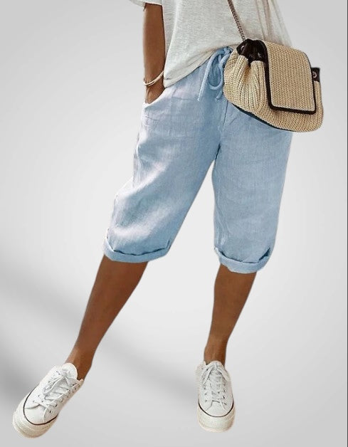 Emily – Baumwollshorts für Damen – Ansicht 2