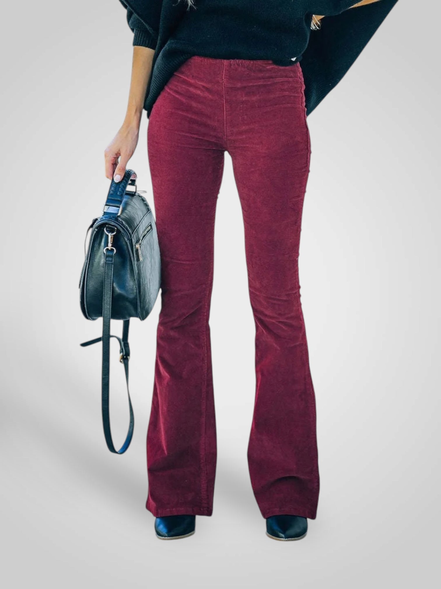 Nedda – High-Waist-Flare-Hose für Damen mit Stretch-Passform – Ansicht 5