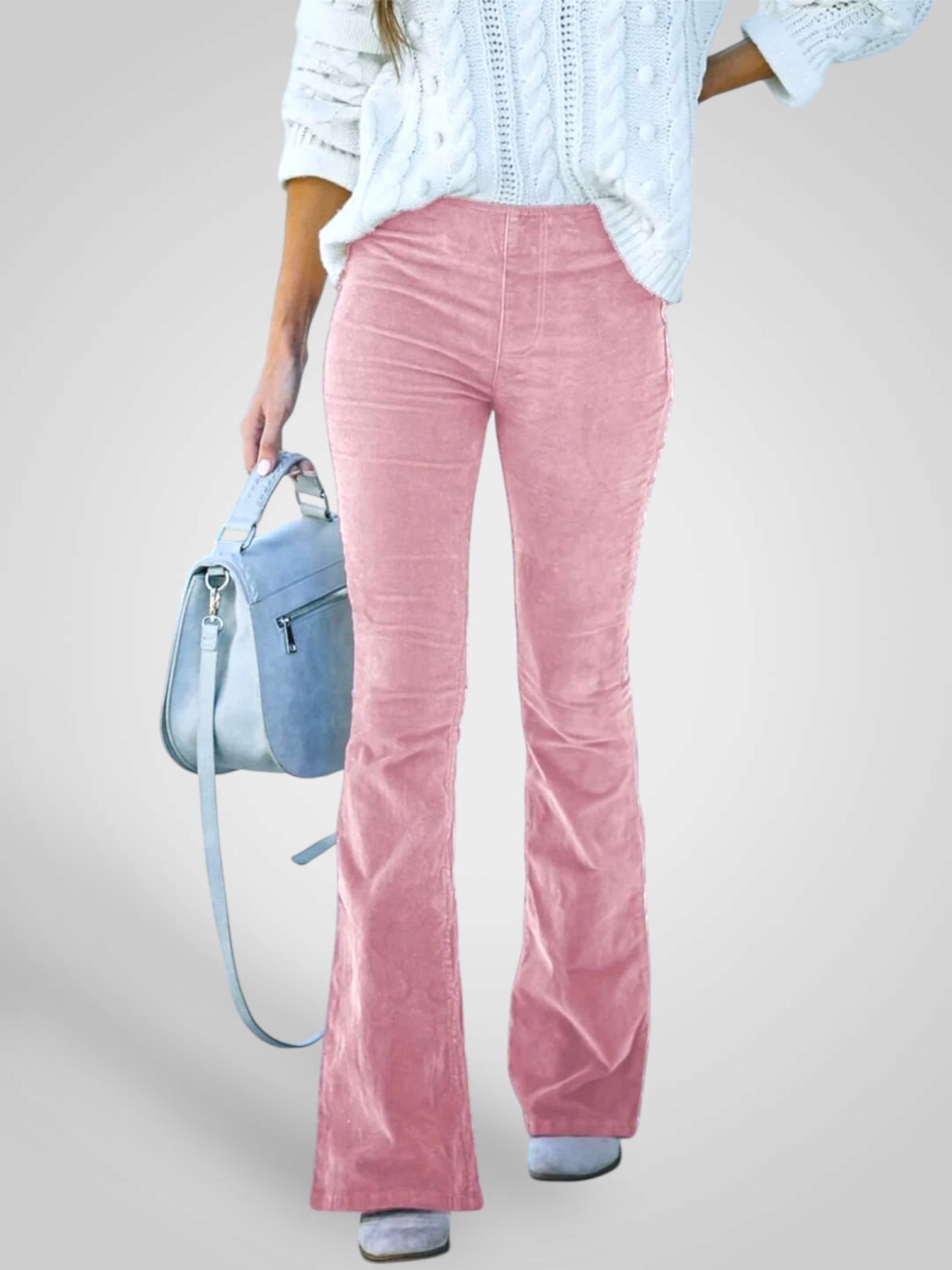 Nedda – High-Waist-Flare-Hose für Damen mit Stretch-Passform – Ansicht 7